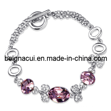 Sw Elements Crystal Light rosa cor magnética barato pulseira personalizada (wwtfm00190 (2))